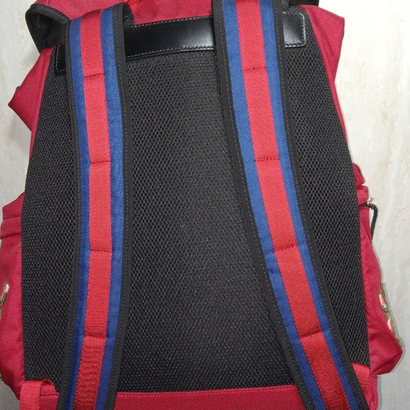 Gucci L'Aveugle Par Amour Tiger embroidered canvas techno backpack - Picture 2 of 10